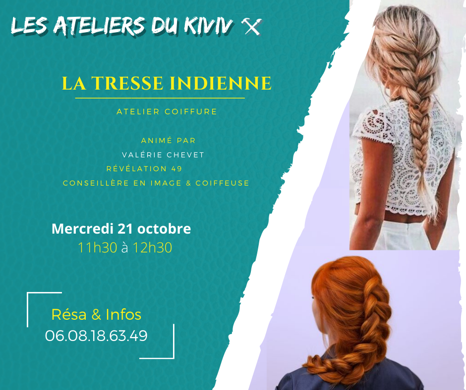 Atelier tresse indienne kiviv