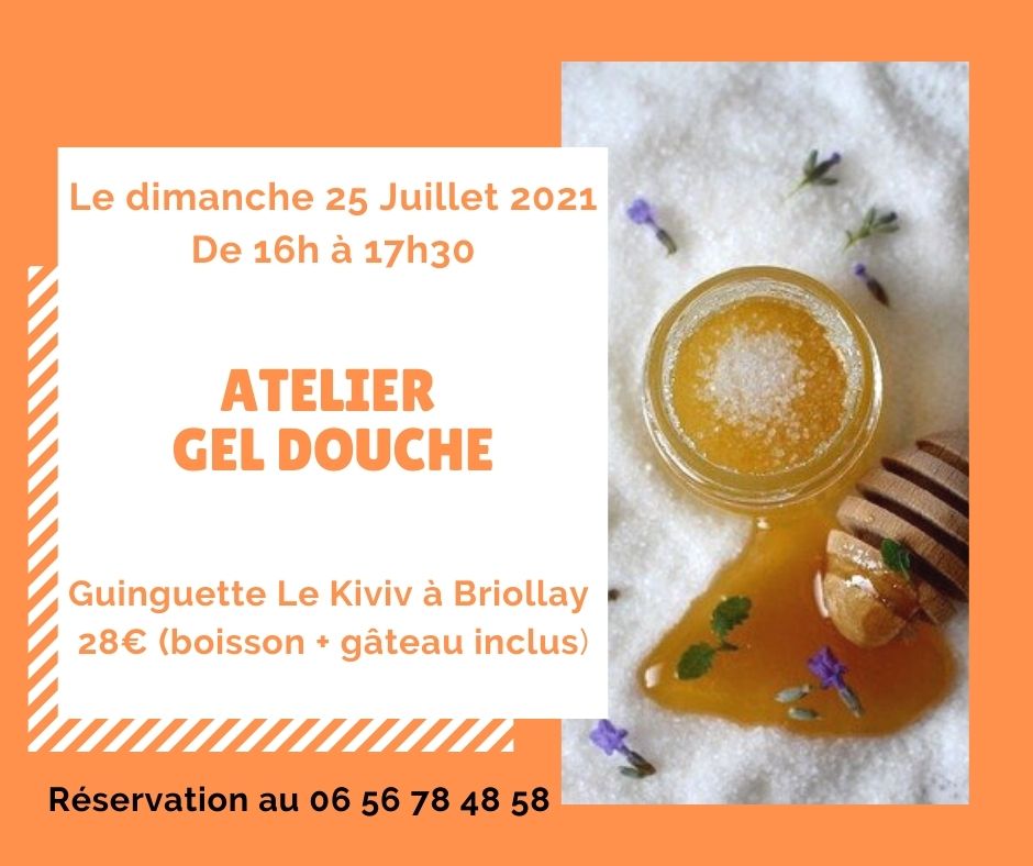 Atelier gel douche Kiviv Briollay