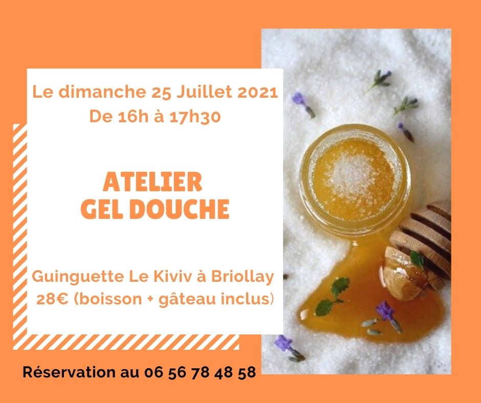 Atelier gel douche Kiviv Briollay