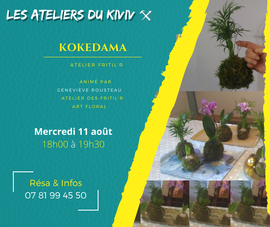 Atelier kokedama kiviv