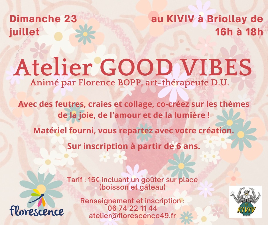 Atelier Good Vibes Briollay Kiviv