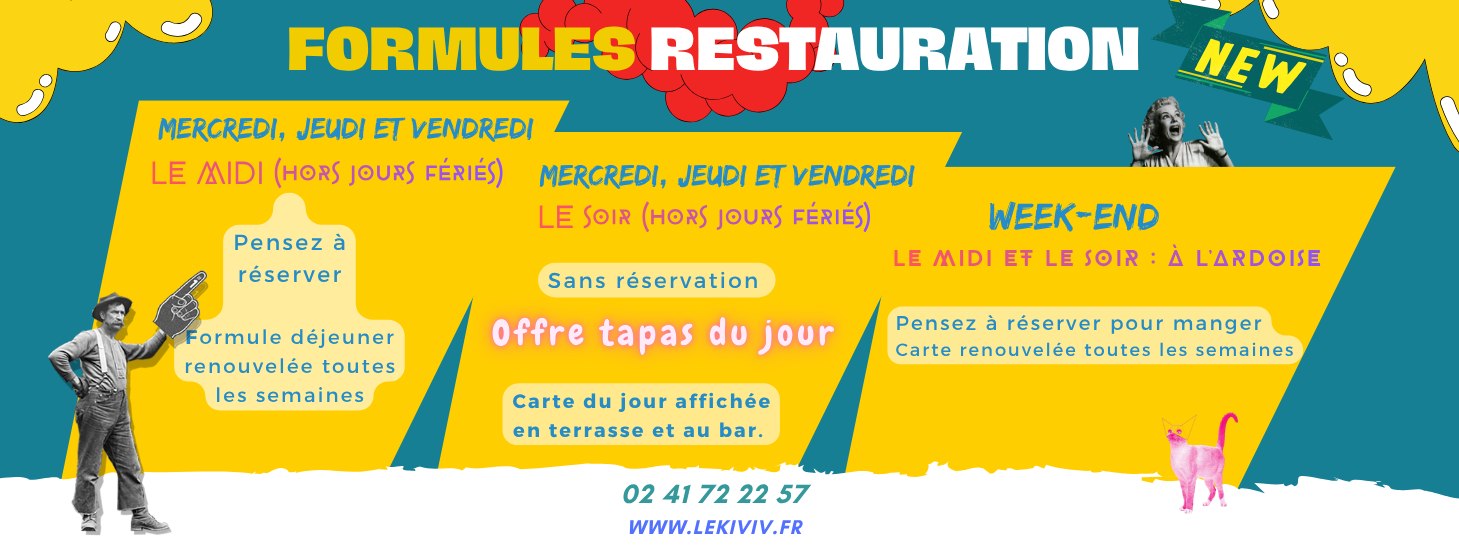 Formules restauration le Kiviv briollay